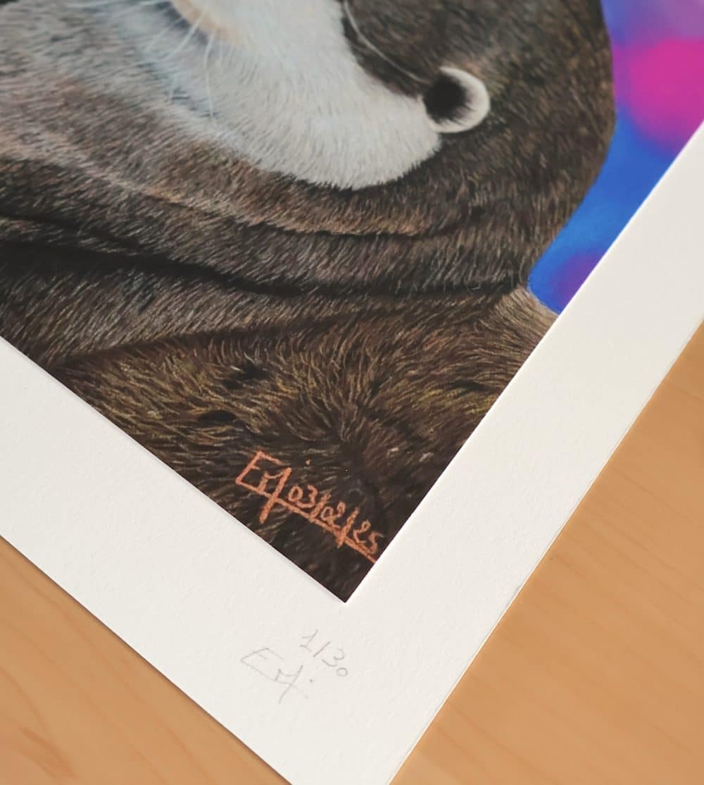 Tirages d&rsquo;art « Douceur de se retrouver » (30x24cm)