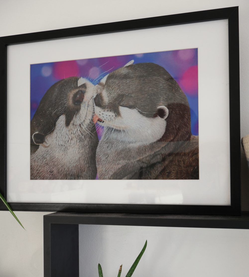 Tirages d'art "Douceur de se retrouver", 30x24cm, 45€