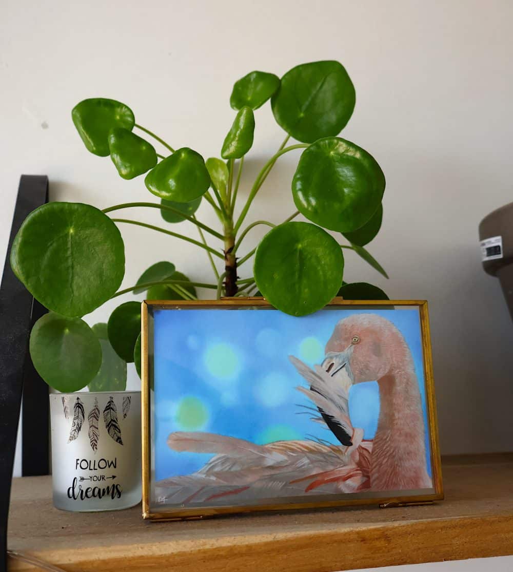 Tirage d'art de "Toilette Estivale", 15x10cm, 7€